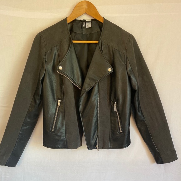 Divided Jackets & Blazers - Divided faux suede and leather jacket.
